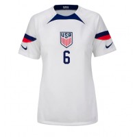 Camiseta Estados Unidos Yunus Musah #6 Primera Equipación Replica Mundial 2022 para mujer mangas cortas